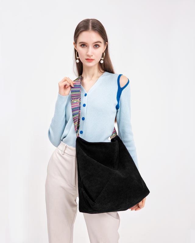 Makukke Tote Bag Women Summer 2024 Fashion Bag Large Crossbody Bag Stylish Handbag for Women Corduroy Hobo Bag Fashion shoulder Bag Purse