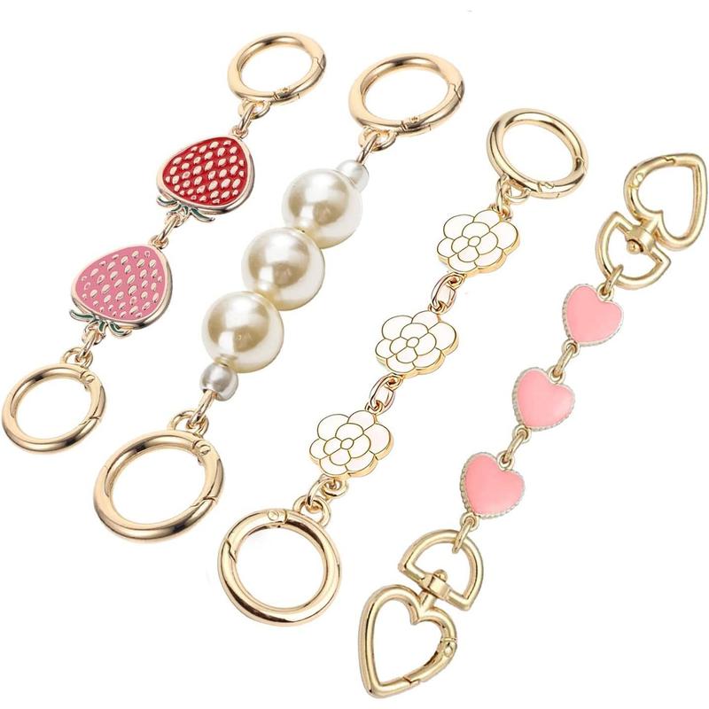 Women Purse Strap Extender Purse Chain Bag Exquisite Extender Purse Chain Strap Replacement Chain Handbags Bag