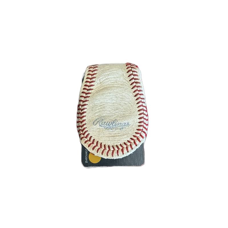 Baseball Wallet Money Clip Card Holder