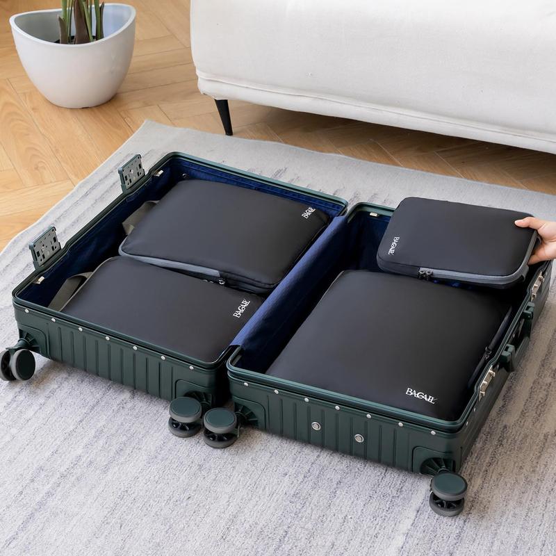 4 Set 6 Set Compression Packing Cubes Travel Accessories Expandable Packing Organizers