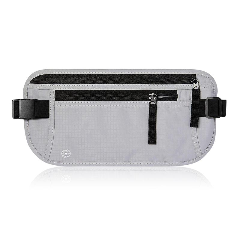 Super Slim RFID Protected Money Belt and Passport Holder For Travel card