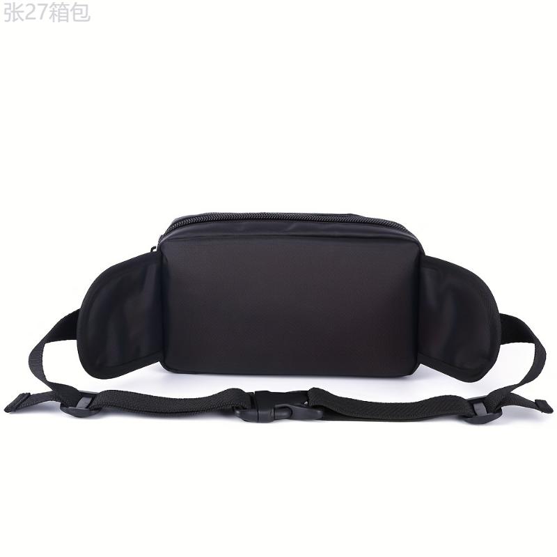 1pc Durable Waterproof Men's Multifunctional Waist Bag, Large Capacity Casual Outdoor Sports Chest Fanny Pack