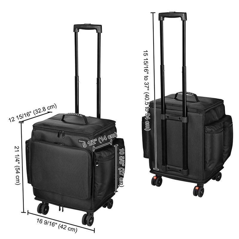 Byootique Portable HairStylist Travel Case with Wheels