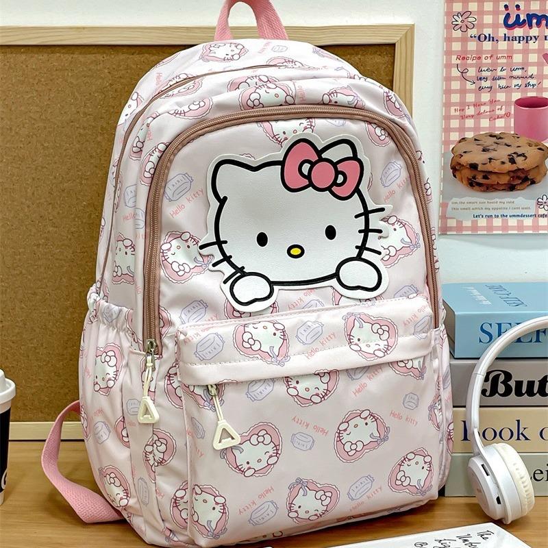 CinnaMorell backpack My Melody backpack Kuromi backpack Hello kitty backpack all over print casual backpack laptop backpack travel hiking rucksack