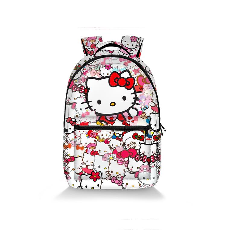 Hello Kitty Backpack 3d Printed Cartoon Backpacks Travel Daypacks