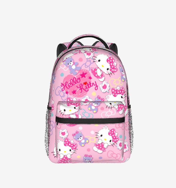 Hello Kitty Backpack 3d Printed Cartoon Backpacks Travel Daypacks