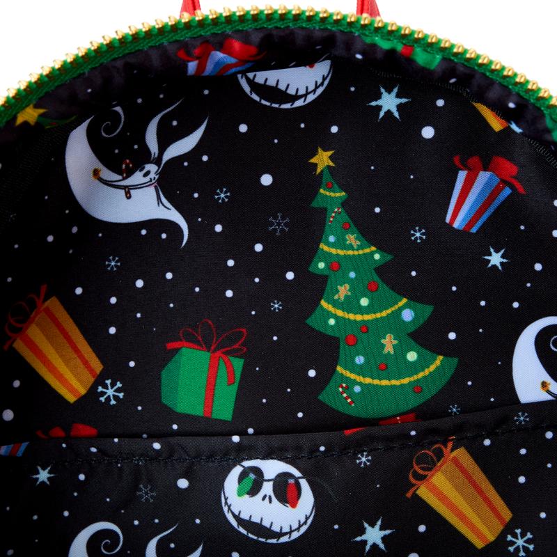 The Nightmare Before Christmas Jack Wrapped In Lights Light Up Glow Mini Backpack