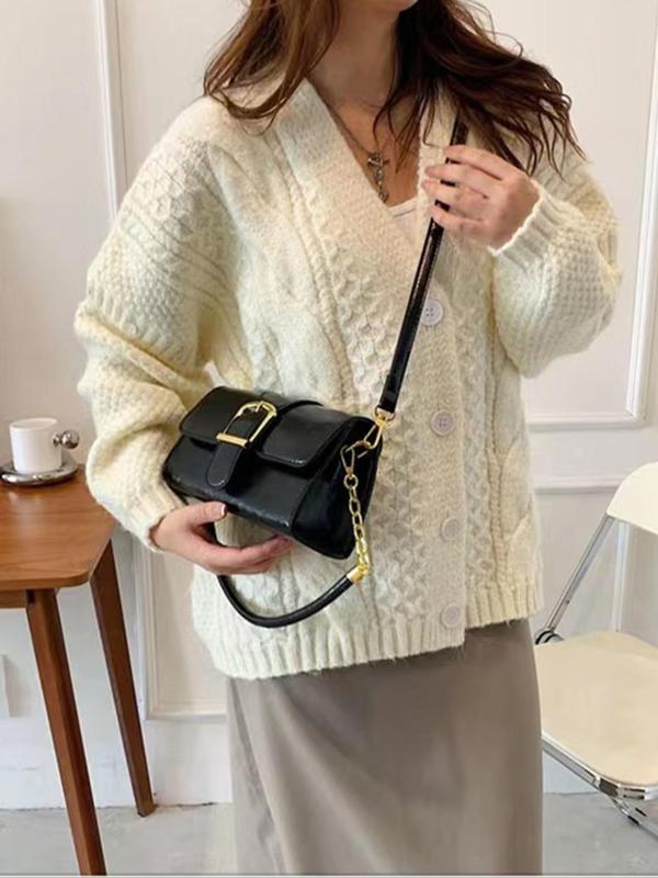 Women's 2024 New Stylish Elegant Quilted Crossbody Bag, Summer 2024 Trendy All-match Shoulder Bag, Luxury Designer Handbags, Fashion All-match Commuter Bag for Work & Daily Use, Back To School Bag