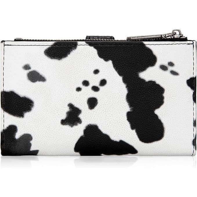 Wrangler Cow Print Snap Closure Wallet