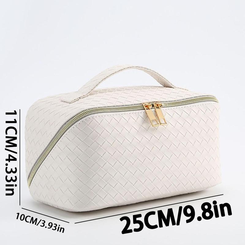 Large Capacity Portable Makeup Bag, Multifunctional Cosmetic Storage Bag, Zipper Makeup Organizer Pouch, Versatile Storage Bag for Travel, Outing, Daily Use