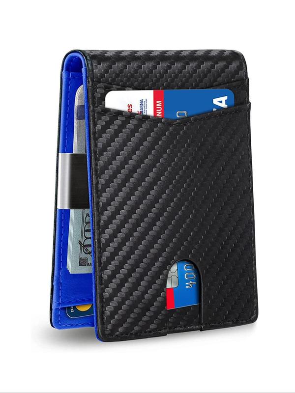 Business Rfid Blocking Bifold Wallet with Card Slots, Card Holder Cute Mini Purses, Wallet for Men, Spring Trendy Wallet for Men for Work Daily, Credit Card Covers