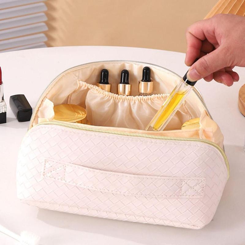 Large Capacity Portable Makeup Bag, Multifunctional Cosmetic Storage Bag, Zipper Makeup Organizer Pouch, Versatile Storage Bag for Travel, Outing, Daily Use