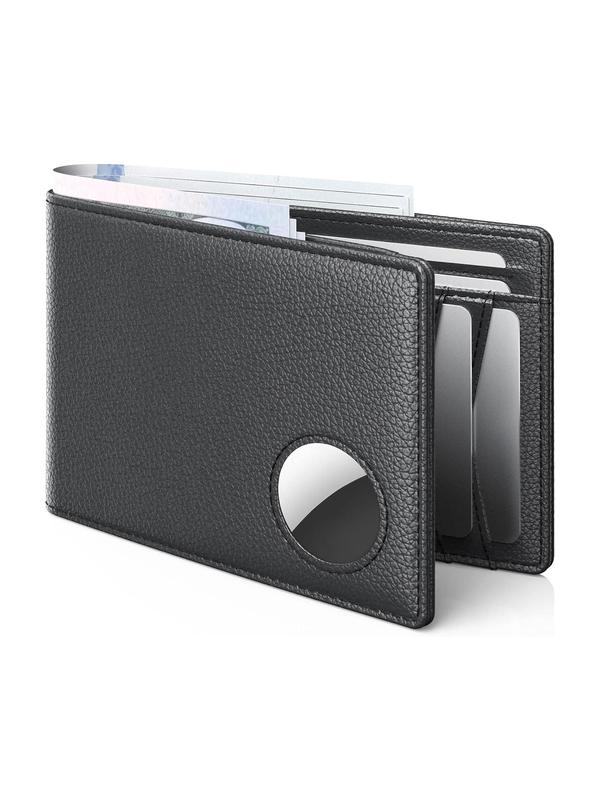 Men's 2024 New Stylish Simple Plain Pu Leather Card Holder, Multiple Card Slots, Casual Plain Bifold Wallet for Daily Use, Trendy Versatile High-quality Daily Wallet for Men