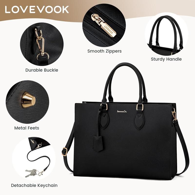 LOVEVOOK Laptop Bag for Women 15.6 Inch Work Bags for Women Computer Bag Laptop Tote Bag Briefcase Business Office Bag