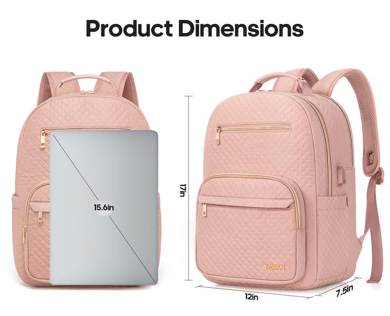 Backpack for Women, Waterproof Stylish Daypack Backpack Purse Shoulder Bag with USB Charging Port, Lightweight Casual Daily Travel Backpack for Work School