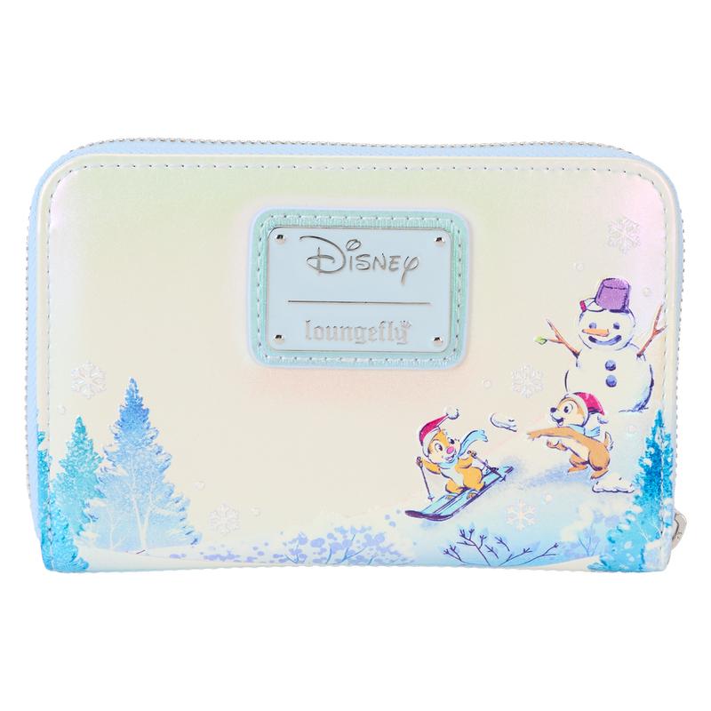 Mickey & Friends Winter Wonderland Scene Zip Around Wallet