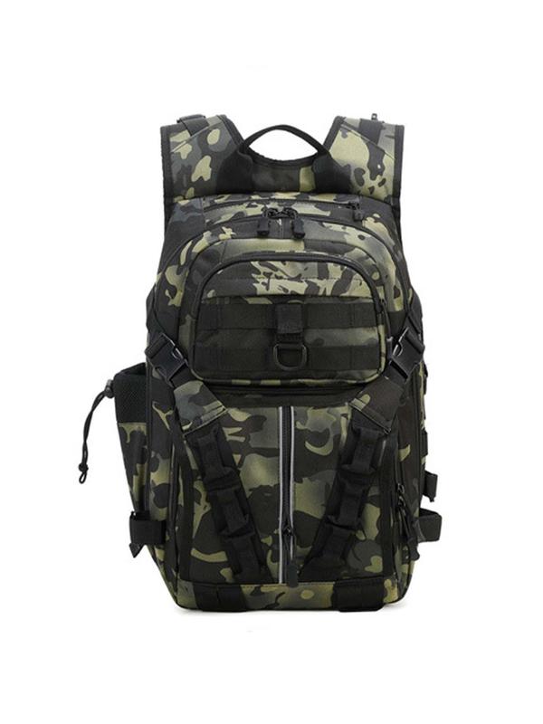 Camo Pattern Backpack, Durable Fashionable Backpack, Outdoor Adventure Backpack, Hiking & Climbing Backpack, Fashionable Travel Backpack