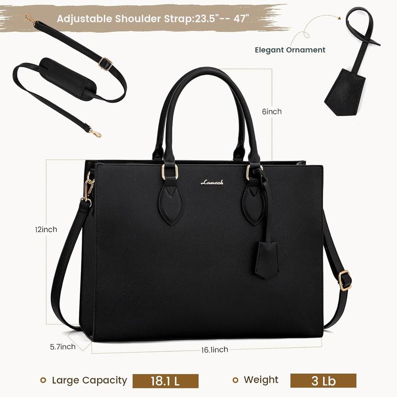 LOVEVOOK Laptop Bag for Women 15.6 Inch Work Bags for Women Computer Bag Laptop Tote Bag Briefcase Business Office Bag