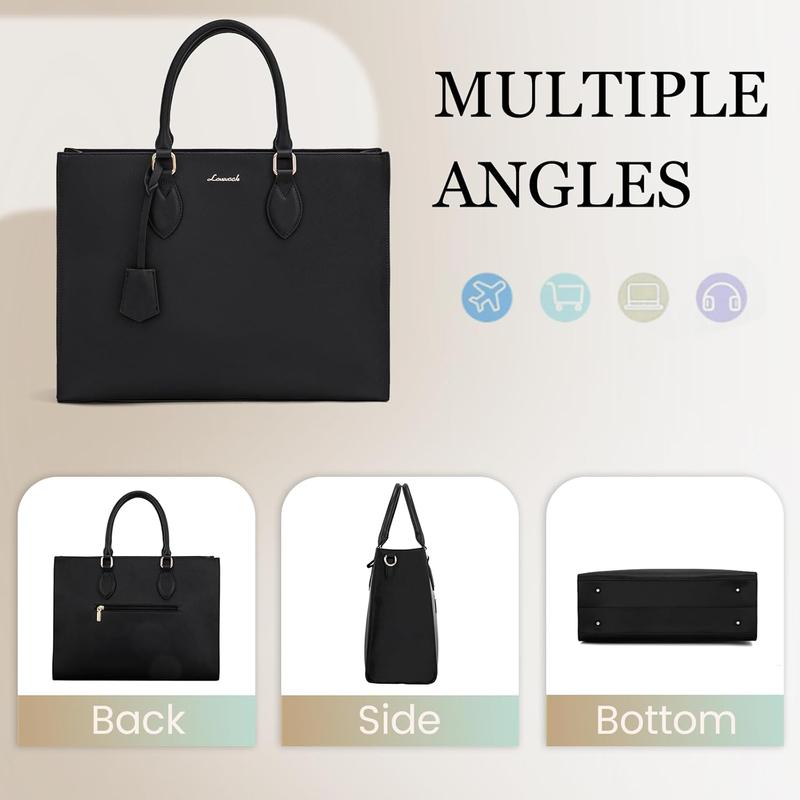 LOVEVOOK Laptop Bag for Women 15.6 Inch Work Bags for Women Computer Bag Laptop Tote Bag Briefcase Business Office Bag