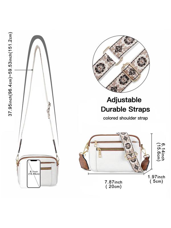 Women's Fashionable Ethnic Pattern Strap Crossbody Bag, Casual Versatile Shoulder Bag for Daily Used, Trendy All-match Commuter Bag