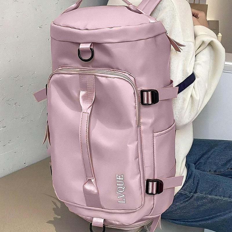 Unisex Stylish Travel Bag Portable Sport Bag With Multi Pockets Adjustable Strap Fashion Backpack for Vacation