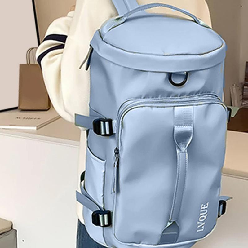 Unisex Stylish Travel Bag Portable Sport Bag With Multi Pockets Adjustable Strap Fashion Backpack for Vacation