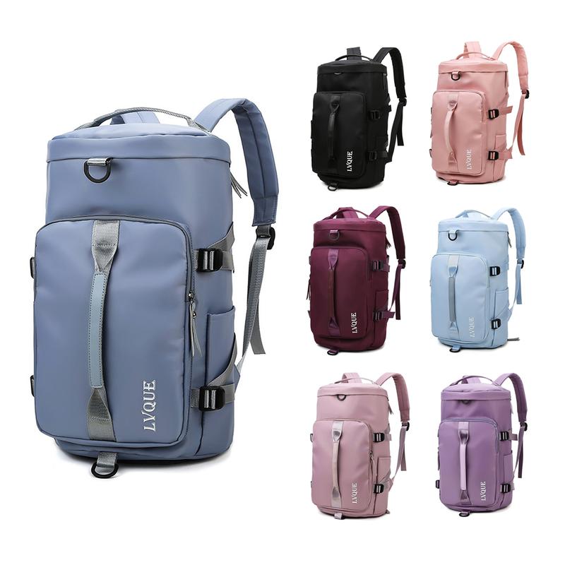 Unisex Stylish Travel Bag Portable Sport Bag With Multi Pockets Adjustable Strap Fashion Backpack for Vacation