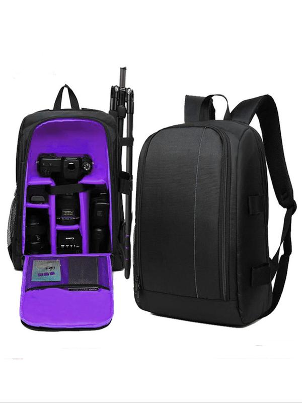 Large Capacity Waterproof Camera Bag, Casual Travel Backpack, Multi-functional Backpack for Men & Women, Computer Bag, School Bag