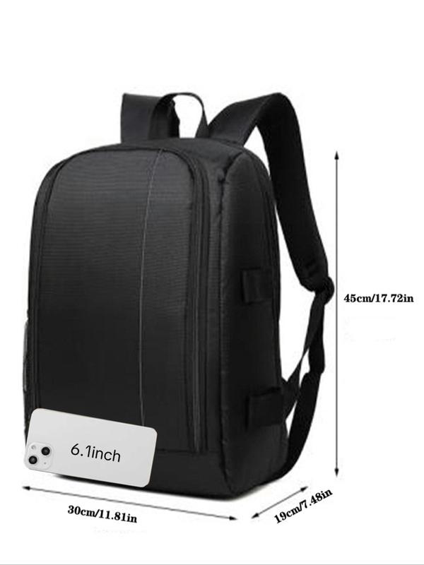 Large Capacity Waterproof Camera Bag, Casual Travel Backpack, Multi-functional Backpack for Men & Women, Computer Bag, School Bag