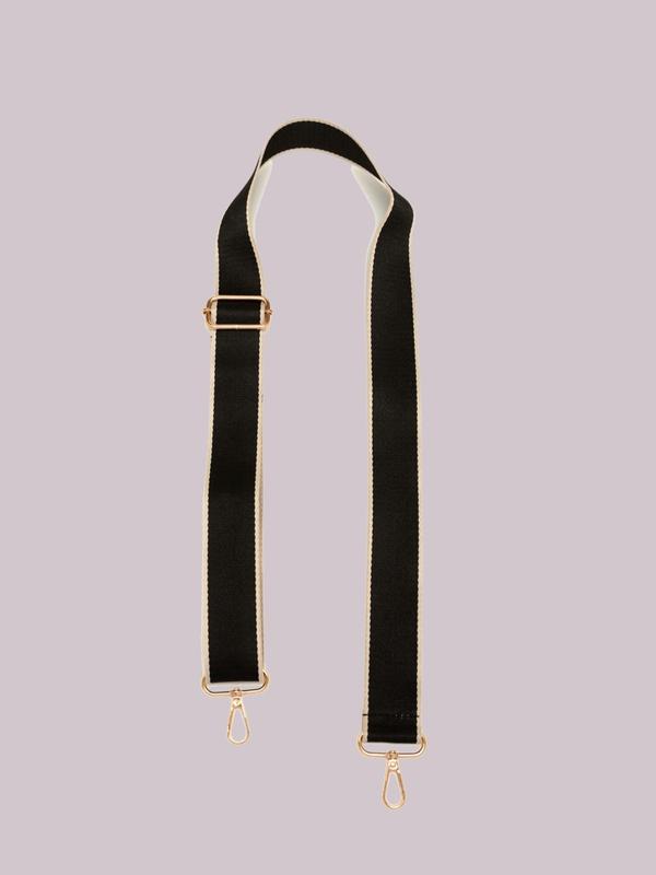 Solid Color Bag Strap, Adjustable Contrast Binding Design Bag Strap, Bag Accessories for Women & Men