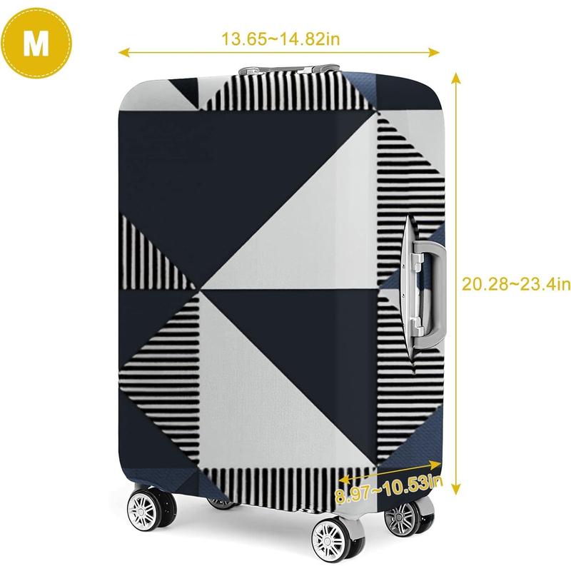 Travel Luggage Cover Suitcase Protector Washable Protector Covers Dust and Stratch Resistance