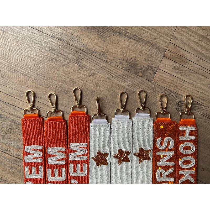 University of Texas Longhorn Hook 'Em Beaded Purse Strap