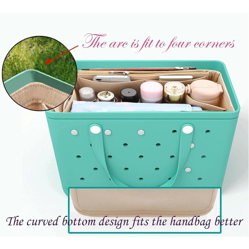 Beach Bag Organizer Accessories for bogg bag medium Storage Bag for Bogg Bag Organizing bogg divider 3018green-M