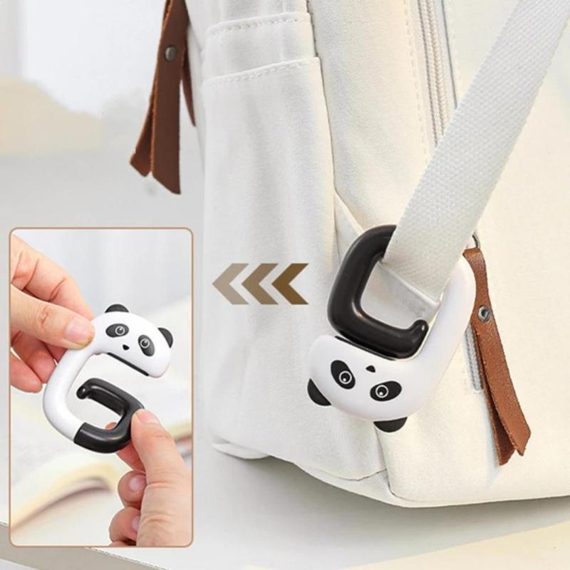 Cute Animal Shaped Foldable Bag Hook, 1 Count Portable Desk Hanger for Purses, Handbags, Desk Organizer for Home, Office, Travel