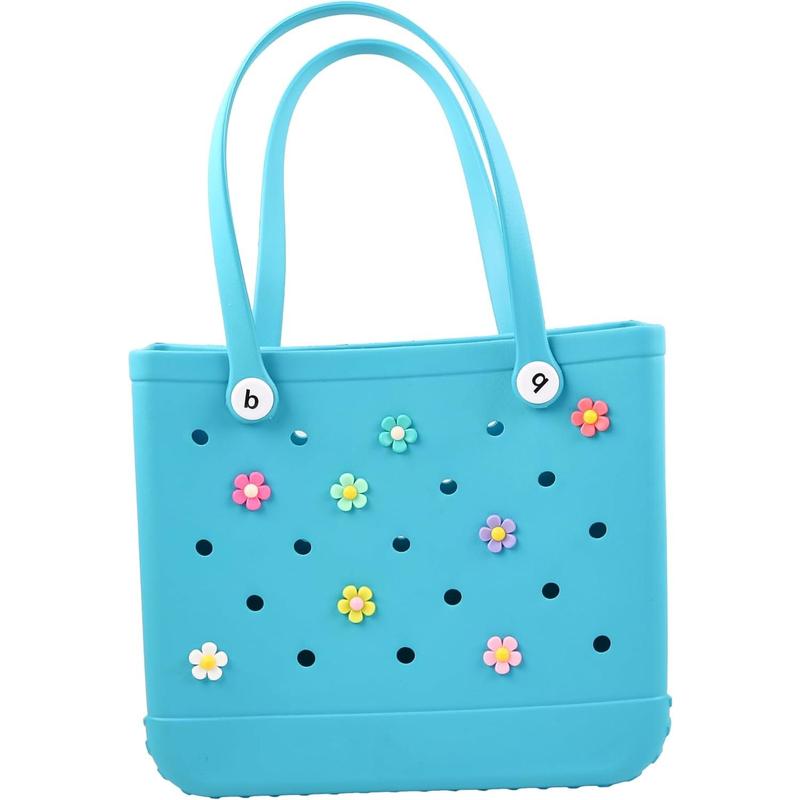 Flower Charm Accessory for Bogg Bags and Simply Southern Totes, Decorative Accessories toCustomize Your Beach Tote Bag