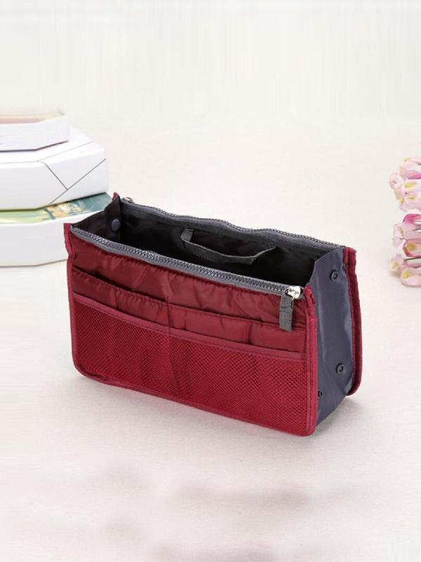 Portable Storage Bag Insert, Multi-functional Handheld Storage Bag Organizer, Bag Organizer for Travel, Work, School