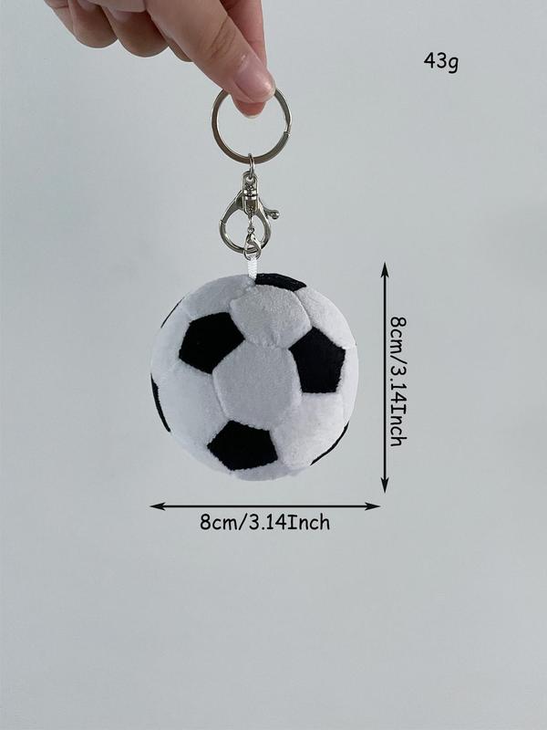 Basketball Football Shaped Plush Toy Bag Charm, Simulation Stuffed Toy Charm, Cute Basketball Toy, Bag Decoration, Best Gifts, Birthday Gift