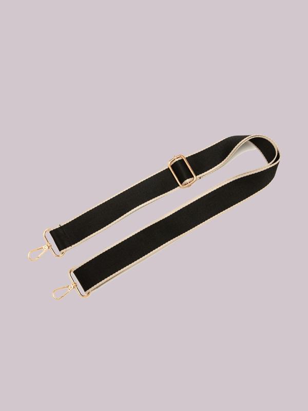 Solid Color Bag Strap, Adjustable Contrast Binding Design Bag Strap, Bag Accessories for Women & Men