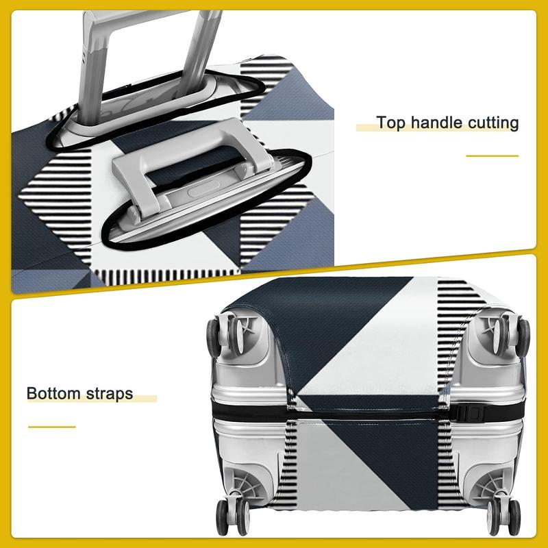 Travel Luggage Cover Suitcase Protector Washable Protector Covers Dust and Stratch Resistance