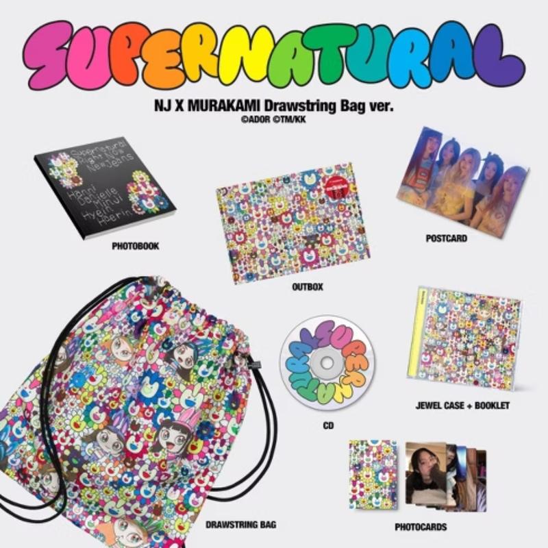 NewJeans – [Supernatural] (NJ X MURAKAMI Drawstring Bag ver.)