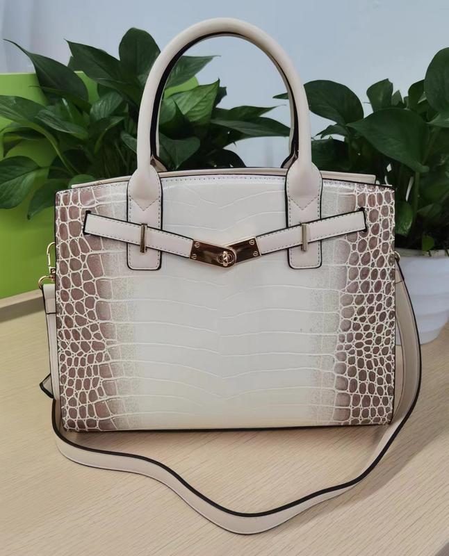 D52-2024 New Women's Large Capacity Crocodile Pattern Shoulder Crossbody Handbag