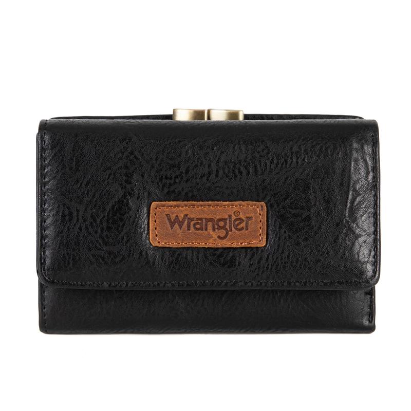 Wrangler Trifold Wallets for Women with Credit Card Holders & Money Organizer