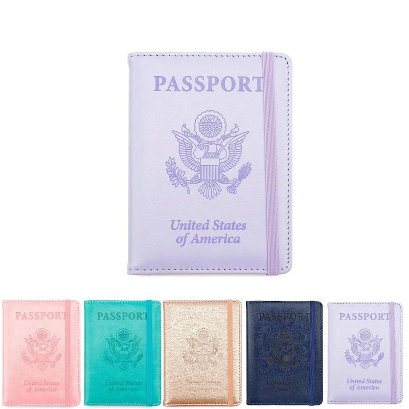 Passport Holder, Passport and Vaccine Card Holder Combo Passport Cover Passport Wallet Passport Holder Passport Case Passport Card Holder Family Pen Holder Passport Holder for Women Men