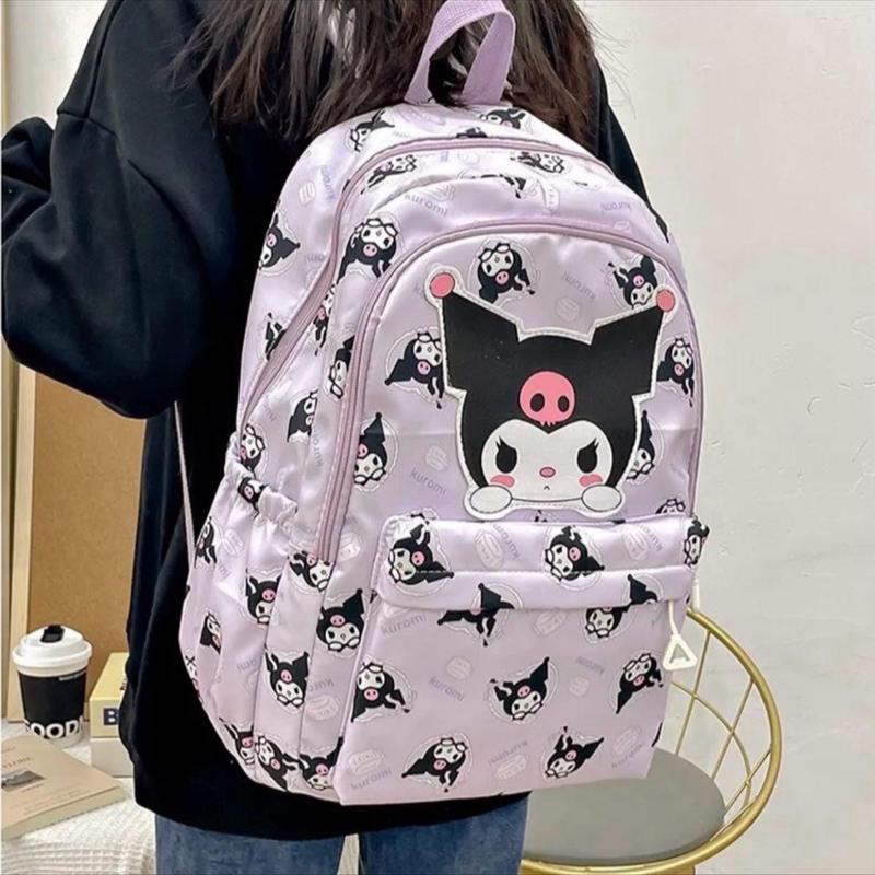 Kuromi Backpacks with Side Pockets Large New