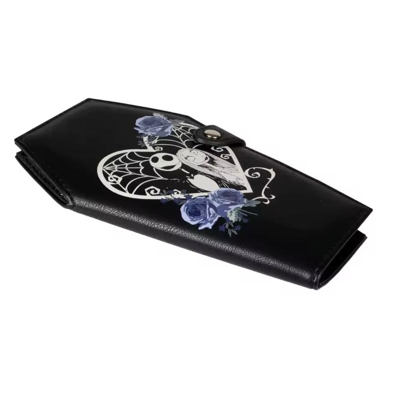 The Nightmare Before Christmas Jack and Sally Coffin Wallet