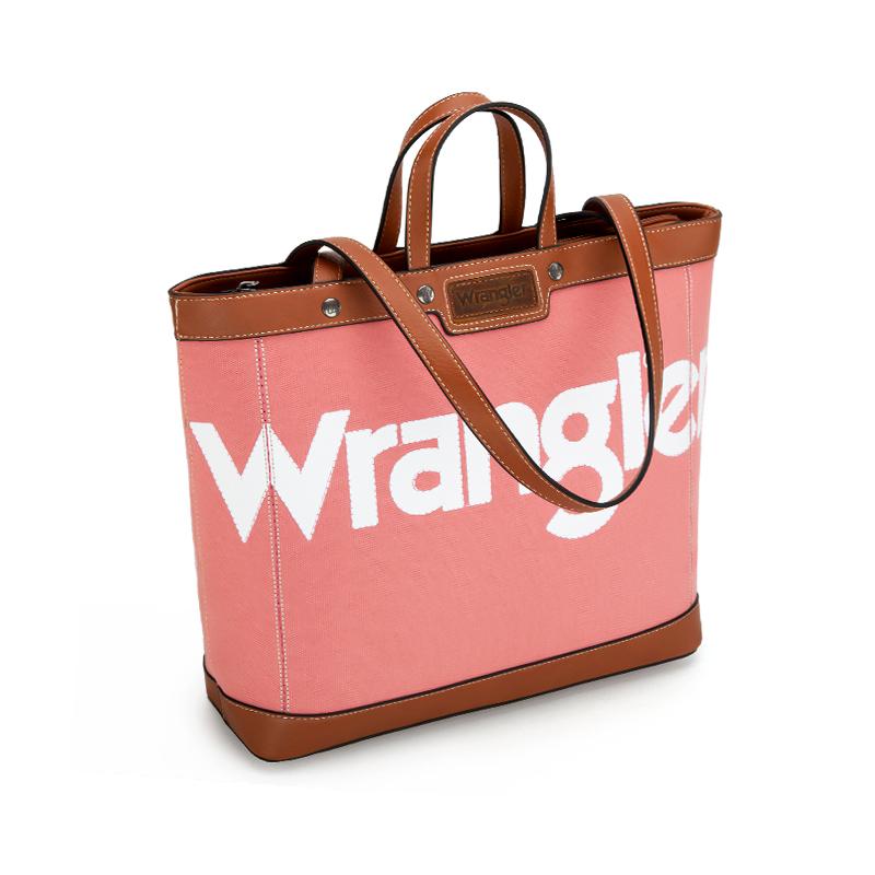 Wrangler [MegaLive] Concealed Carry Tote Bag Denim Design with Top Handle