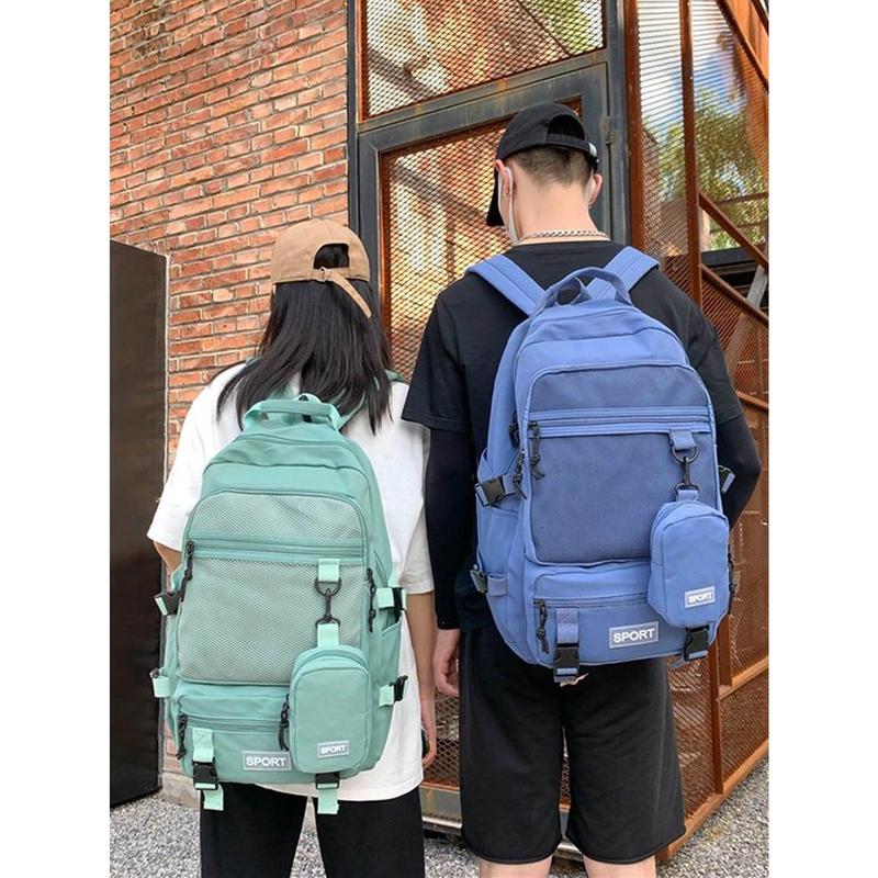 Large Capacity Travel Storage Backpack, Lightweight Portable Laptop Bag, Casual Daypack & Preppy Rucksack,For Sport For School For Holiday Set Traveling Bag Minimalist Gym Bag Sport Bag Sports Bag For Train Fitness Training Bag Fitness Bag