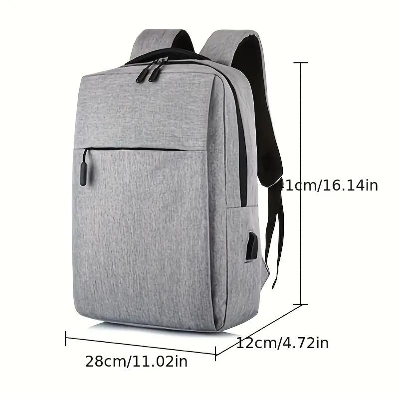 Classic simple backpack men's computer backpack business travel men's and women's leisure backpack