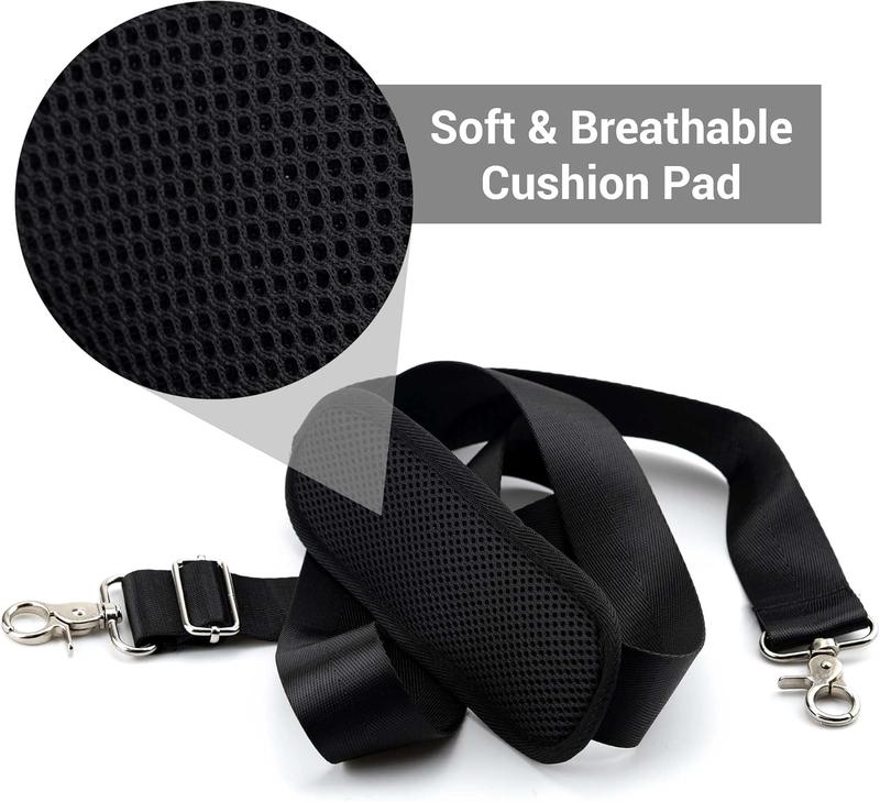 59 Inch  Strap Adjustable  Belt Universal Replacement Strap for Laptop Bags Crossbody Bags Messenger Bags Camera Bags Duffel Bags (Thick Cushion Padded)