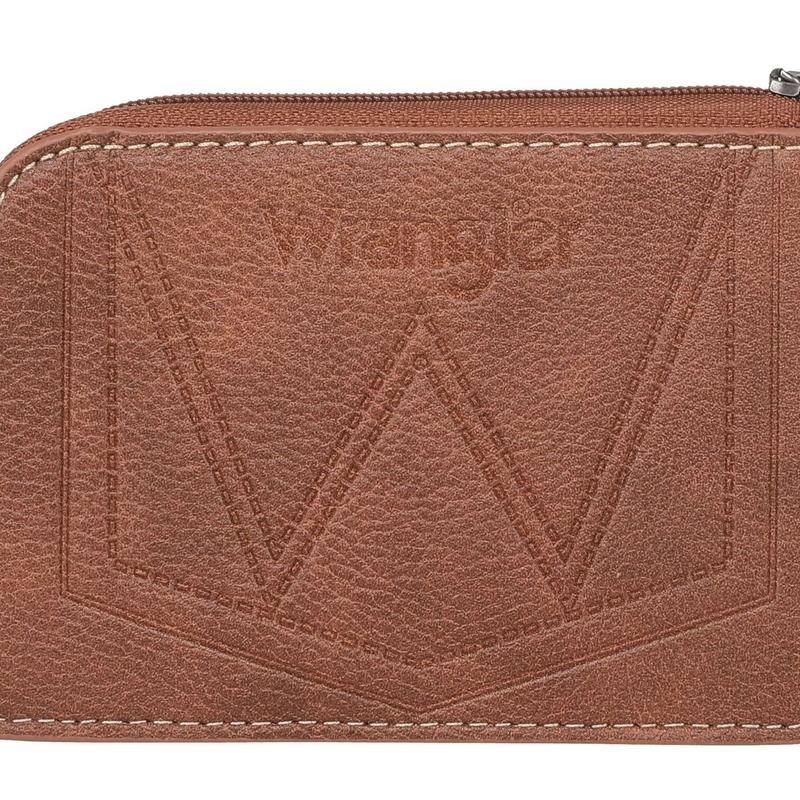 Wrangler Southwestern Art Print Mini Zip Card Case